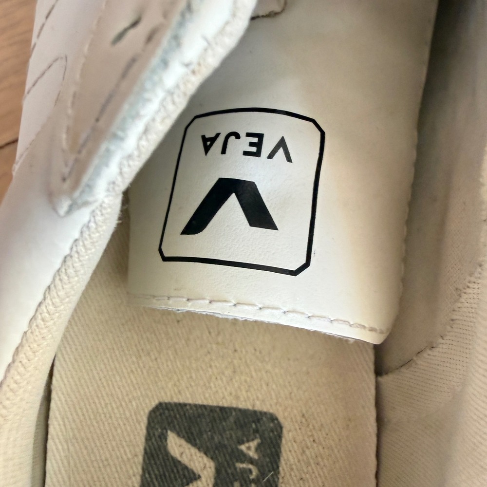 Veja Esplar Leather Sneakers Extra White Womens US 8 EUR 39 Low Top Shoes - Picture 7 of 12